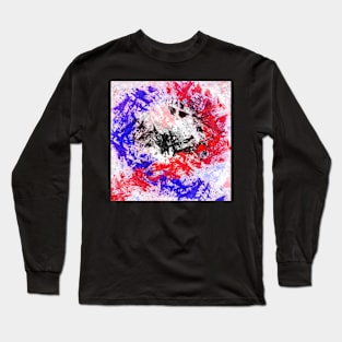 A red and blue whirl Long Sleeve T-Shirt